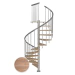 Spiraltrappa Dolle Montréal Ek Vit Oljad Classic 3