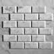 Mosaik Italian Marble Carrara Marmor Italian Marble Rektangulär 31x35 cm