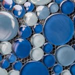 Mosaik Tenfors Splash Blue 30x30 cm