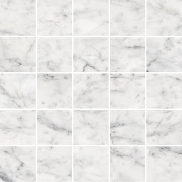 Mosaik Lhådös Carrara Marmor Mosaik 5x5 cm