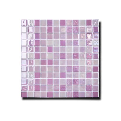 Mosaik Lhådös Glasmosaik Mix Rosa 2,5x2,5 cm