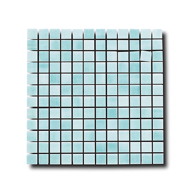 Mosaik Lhådös Glasmosaik Aqua 2,5x2,5 cm