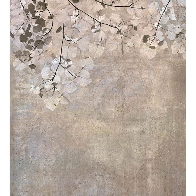 Fototapet Dimex Beige Leaves Abstract