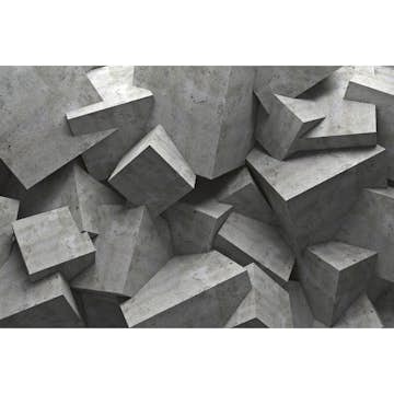 Tapet Dimex Concrete Cubes