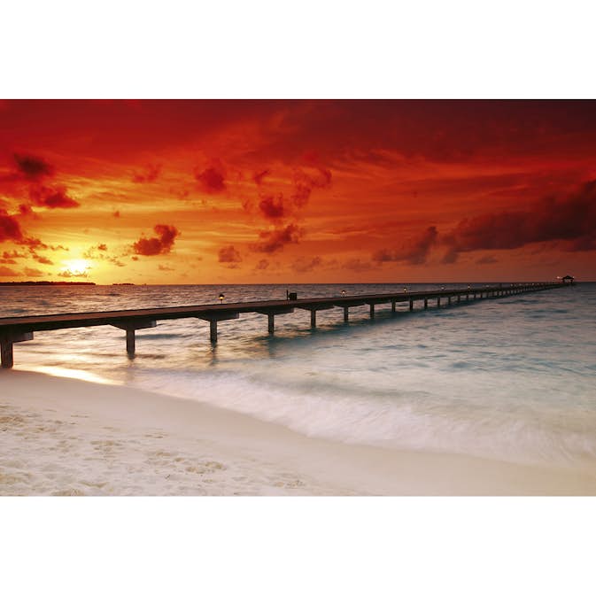 Tapet Dimex Jetty in Sunset