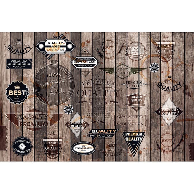 Tapet Dimex Vintage Labels