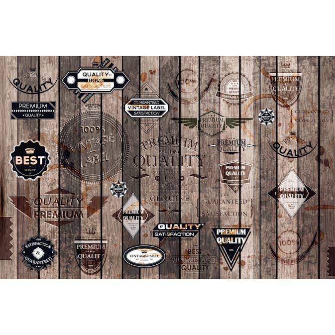 Tapet Dimex Vintage Labels