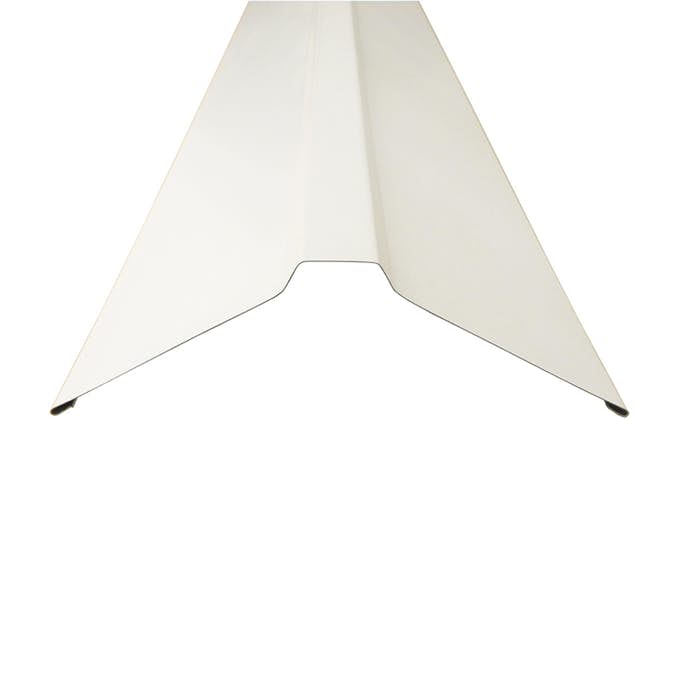 Nockbeslag Plåt Halle Vit Längd 2000 mm