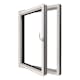 Sidohängt Fönster NorDan HelAlu 3-Glas Aluminium