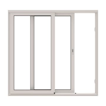 Skjutdörr NorDan HelAlu Aluminium 2-Delad Dubbelspår