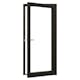 Fönsterdörr NorDan NTech Helglasad Aluminium BlackLine Svart
