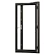 Fönsterdörr NorDan NTech Helglasad Aluminium BlackLine Svart