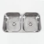 Diskho Nordic Tech NU-Serien Rostfri Dubbel med Korgventil & Vattenlås