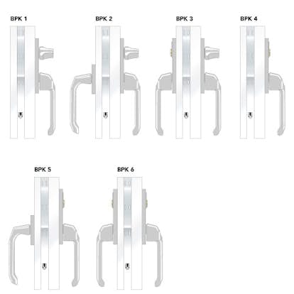 Omonterat Beslagspaket Elitfönster till Fönsterdörr