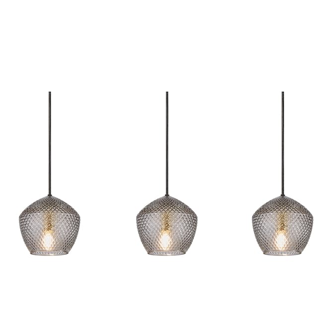 Taklampa Nordlux Orbiform 3-Pendel Rökfärgad