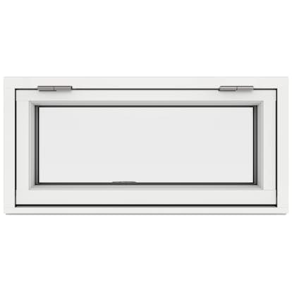 Överkantshängt Fönster Outline 3-Glas Aluminium