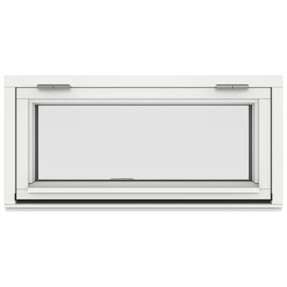 Överkantshängt Fönster Outline 3-Glas Trä
