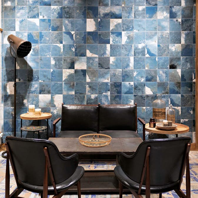 Kakel Tenfors Peronda FS Tradition Square Blue LT 20x40 cm