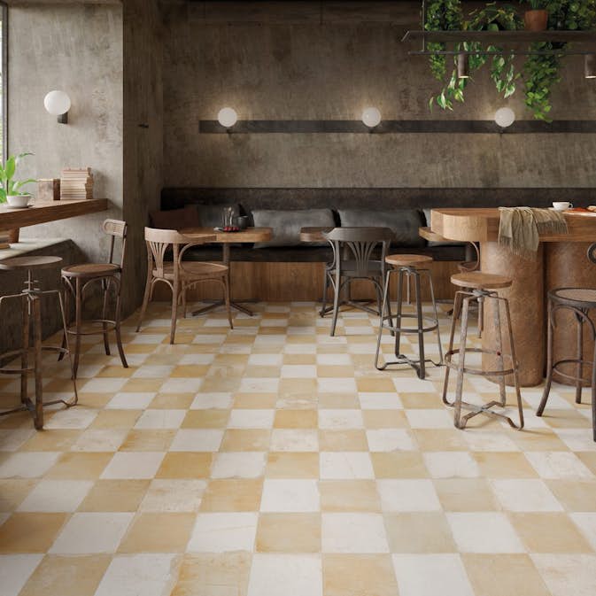 Klinker FS Checker Sand 45x45 cm