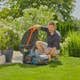 Robotgräsklippare Gardena Smart Sileno Free 800 Utan Slinga Paket Med Robothus