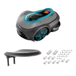 Robotgräsklippare Gardena Smart Sileno Free 600 Utan Slinga Paket Med Robothus & Reservblad