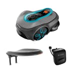 Robotgräsklippare Gardena Smart Sileno Free 800 Utan Slinga Paket Med Robothus & Antikollisionsradar