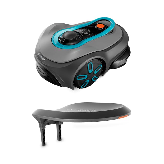 Robotgräsklippare Gardena Smart Sileno Free 1200 Utan Slinga Paket Med Robothus