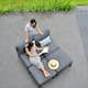 Loungefåtölj LifestyleGarden Palau med fotpall