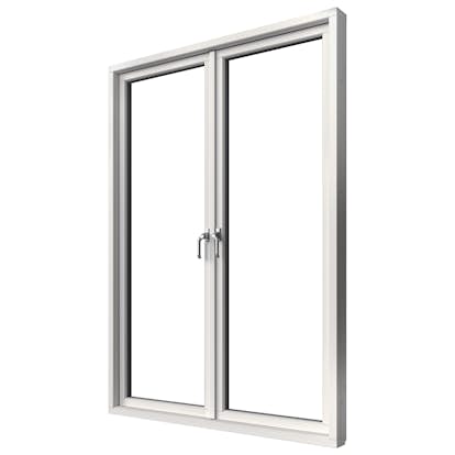 Parfönsterdörr Elitfönster Elit Retro 3-Glas Helglasad Aluminium