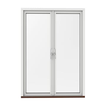 Parfönsterdörr Outline Helglasad 3-Glas Aluminium