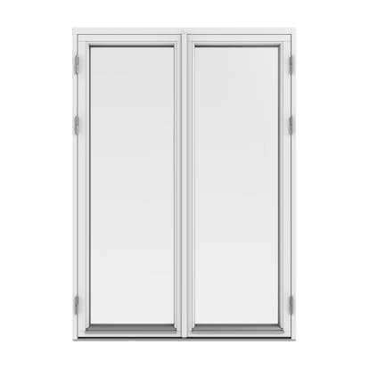 Parfönsterdörr Outline Helglasad 3-Glas Trä