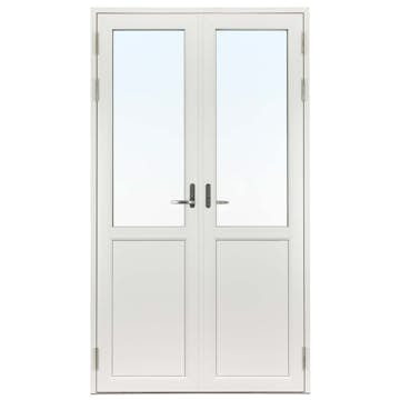 Parfönsterdörr Svenska Fönster Aluminiumbeklätt Trä 3-Glas