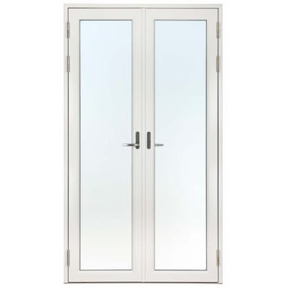 Parfönsterdörr Svenska Fönster Helglasad Aluminiumbeklätt Trä 3-Glas
