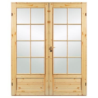 Parinnerdörr Br. Johansson Allmoge SP16 Obehandlad Furu Klarglas