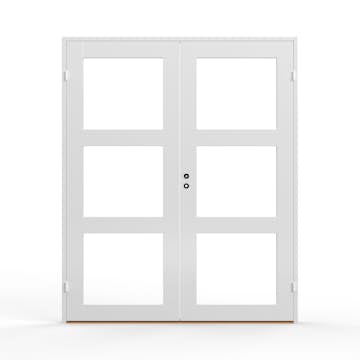 Parinnerdörr Br. Johansson Contur 3 Klarglas