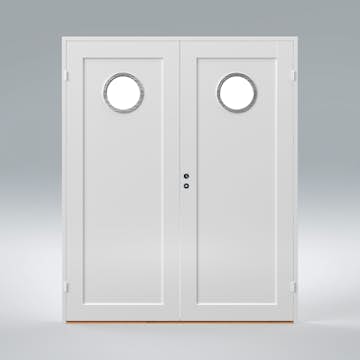 Parinnerdörr Br. Johansson Contur Aluring Runt Klarglas