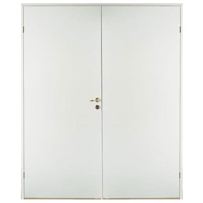 Parinnerdörr Diplomat Lättdörr Vit Slät