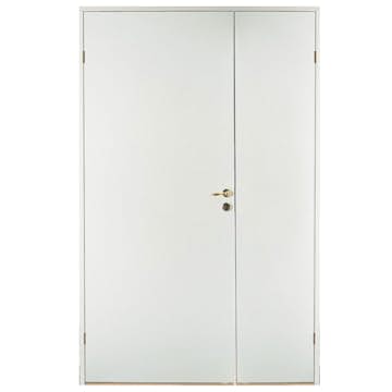 Parinnerdörr Diplomat Lättdörr Vit Slät