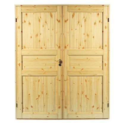 Parinnerdörr Sveadörren Massiv 3 Obehandlad Furu