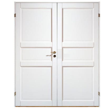 Parinnerdörr Diplomat Massiv 3 Vit