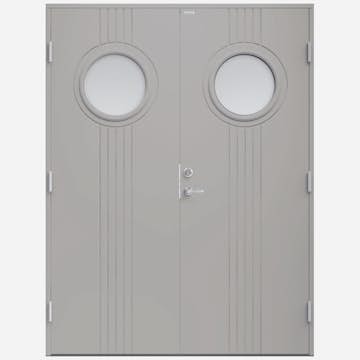 Parytterdörr Diplomat Gullan Klarglas