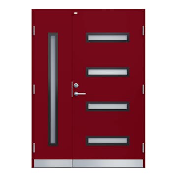 Parytterdörr Diplomat Minnah Steppat Glas