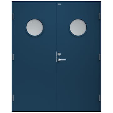 Parytterdörr Diplomat Rosa Klarglas