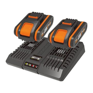 Batterikit Worx WA3610 Med Laddare