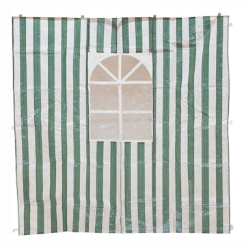 Paviljongväggar Hillerstorp 193x196 cm Grön/Vit