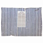 Paviljongväggar Hillerstorp 195x289 cm Blå/vit