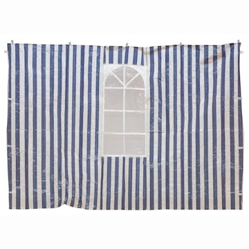 Paviljongväggar Hillerstorp 195x289 cm Blå/vit