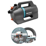 Trädgårdspump Gardena 4100 Silent Set med Sugslang