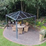Pergola gop Palermo 3000 9 m² med Takventil