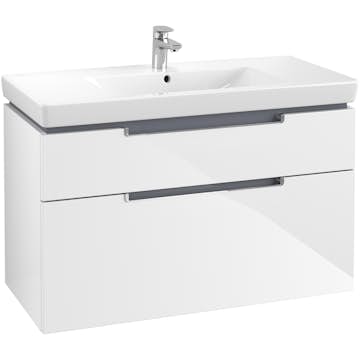 Tvättställsskåp Villeroy & Boch Subway 2.0 med 2 Lådor för Skåpstvättställ